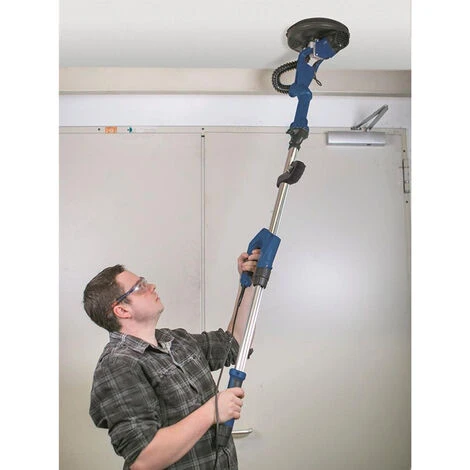 Ponceuse Pour Plâtre Rotative Scheppach DS920 225mm 230V 50Hz 710W + Accessoires, Vitesse Variable, Bras Télescopique, Pour Les Grandes Surfaces 5 Ponceuse Pour Plâtre Rotative Scheppach DS920 225mm 230V 50Hz 710W + Accessoires, Vitesse Variable, Bras Télescopique, Pour Les Grandes Surfaces – Image 5