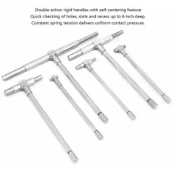 6PCS Pr��cision T��lescopique Jauge, 8-150 Mm Microm��tre Interne Mesure Al��sage Kit -Promos Brico Forte Boutique 73210779 5