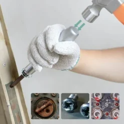 Tournevis à Frapper 13 Pièces 1/2'' Impact Driver Set Embouts Pour Coupes Hexagonales En Croix Pour Usages Lourds,vert -Promos Brico Forte Boutique 73778322 5