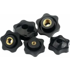 M10 Filetage Femelle De Serrage De Bouton,10 Pièces Étoile Tête Écrous De Serrage Bouton Boutons De Serrage De Filetage M10 De Serrage Pour Machines Équipement -Promos Brico Forte Boutique 74519323 5