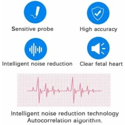 Accueil Doppler Fœtal, Moniteur Cardiaque De Poche Pour Bébé Doppler De Battement De Coeur Pour La Grossesse Et Test Clearblue -Promos Brico Forte Boutique 74605636 3
