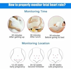 Accueil Doppler Fœtal, Moniteur Cardiaque De Poche Pour Bébé Doppler De Battement De Coeur Pour La Grossesse Et Test Clearblue -Promos Brico Forte Boutique 74605636 4