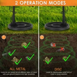 SEENLIN Détecteur De Métaux Bijoux Chercheur D'or Outils Tout Métal Et Mode Disque Bobine étanche De 8 Pouces, Seul Le Détecteur - Seul Le Détecteur -Promos Brico Forte Boutique 75561413 3