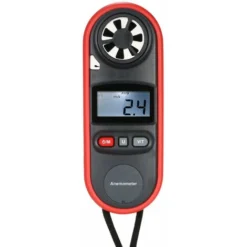 SEENLIN Mini Anemometre Numerique, Lcd Retro-Eclaire, Avec Mode Max / Avg