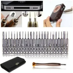 Tournevis Précision Mini 25 En 1 Kit De Tournevis Outils De Réparation Pour Iphone, Portable Laptop, Montre, Bijoux, Jouets, Lunettes -Promos Brico Forte Boutique 76173415 3