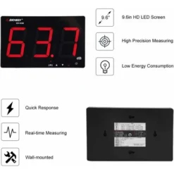 Sonomètre Professionnel Avec Seuils D'Alarme Fixés Décibelmètre Numérique LCD Portable 30130 DB Décibel Testeur De Mesure De Bruit Avec Enregistreur De Données 8 Sonomètre Professionnel Avec Seuils D'Alarme Fixés Décibelmètre Numérique LCD Portable 30130 DB Décibel Testeur De Mesure De Bruit Avec Enregistreur De Données -Promos Brico Forte Boutique 76704673 4