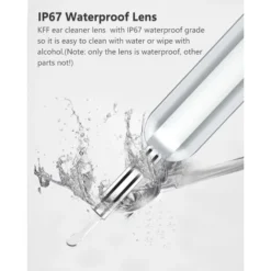 Caméra Endoscope 1080P, Nettoyage Des Oreilles 3,9 Mm, Avec 6 Lumières LED, Convient Pour IPhone Et Android, Enlève Le Cérumen, étanche IP67, Convient Aux Chiens/enfants-argent -Promos Brico Forte Boutique 77638305 5