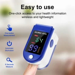 Oxymètre De Doigt Professionnel , Oxymètre De Pouls Électronique Numérique Avec Moniteur De Fréquence Cardiaque, Ecran LED-Étui/Lanière Inclus-Blanc Et Bleu 8 Oxymètre De Doigt Professionnel , Oxymètre De Pouls Électronique Numérique Avec Moniteur De Fréquence Cardiaque, Ecran LED-Étui/Lanière Inclus-Blanc Et Bleu -Promos Brico Forte Boutique 77638505 4