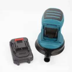 21V Ponceuse Excentrique Sans Fil, Tilswall Ponceuse Excentrique, 3000RPM Design Compact Avec 3 Vitesses 1 Sac Collecteur De Poussière -Promos Brico Forte Boutique 77671908 3