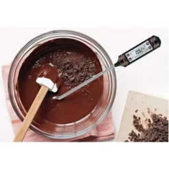 Thermomètre Cuisson Thermomètre De Cuisine Thermometre à Viande Sonde Ultra-Longue De Lecture Instantanée Avec Bouton ° C / ° F - Grill, BBQ, Steak, Bonbons, Lait, Eau Bain Patisserie Guazhuni （Noir T -Promos Brico Forte Boutique 78386252 3