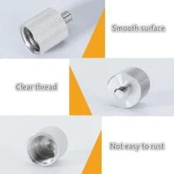 Adaptateur De Filetage Support De Microphone 5/8 Femelle à 1/4 Mâle Moniteur De Caméra Adaptateur 5/8 à 1/4 Adaptateur De Trépied 1 Pièces -Promos Brico Forte Boutique 78531939 4