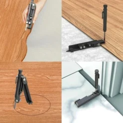 Multifonctionnel Menuiserie Arc Linéaire Double Usage Règle De Gravure Parallèle Ligne Outil De Dessin Instrument De Mesure 1 Pcs Noir -Promos Brico Forte Boutique 78532094 5