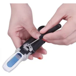 Réfractomètre D'alcool Pour La Mesure Du Pourcentage De Volume D'alcool Spiritueux Avec Compensation Automatique De La Température (ATC), Gamme 0-80% V / V Réfractomètre D'alcool -Promos Brico Forte Boutique 78831210 5