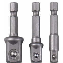 Lot De 3 Adaptateurs De Douille à Choc 6,35 Mm, 9,5 Mm, 12,7 Mm -