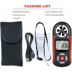 8 En 1 Poche Numerique Anemometre Avec Ecran Lcd Retro-Eclairage Meteorographe -Promos Brico Forte Boutique 80005598 4