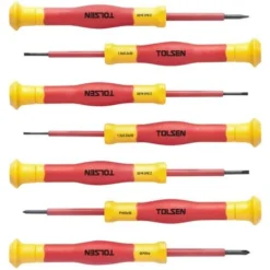 JEU DE 7 TOURNEVIS DE PRE'CISION ISOLE'S TOLSEN