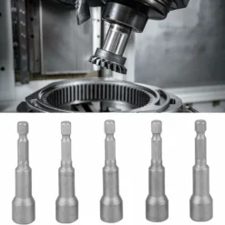 Tourne-écrou Magnétique, 10pcs 10mm Tournevis Magnétique Pour écrou à Tige Hexagonale, Foret En Acier Au Chrome Vanadium -Promos Brico Forte Boutique 80286338 2