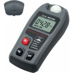 Luxmètre Numérique Lux Mètre Digital Poche Photomètre Illuminance Numérique LCD Éclairement Luminomètre Teseur De Lumière Mètre Pour École Famille Industrie Entrepôt Lab