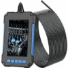 Endoscope Industriel, Caméra D'inspection Numérique HD 1080p, écran 4,3, Caméra Serpent étanche 5,5 Mm, Avec 6 Lumières LED, Câble Semi-rigide De 2 M - Bleu