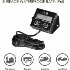 Tachymètre，Indicateur De Compte-tours/heure à Réarmement Inductif Essence Pour Paramoteurs,moteurs Marins-Pompes Intérieures Et Extérieures,Groupes électrogènes，1pcs 56Vingt -Promos Brico Forte Boutique 81090149 5