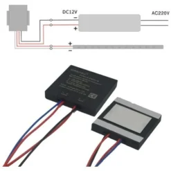 5-12V Salle De Bain Miroir Interrupteur Capteur Tactile Interrupteur Pour Lumière Led Miroir Phare Salle De Bain Décoration Intérieure Maison Intelligente 1 Pièces -Promos Brico Forte Boutique 81160679 3