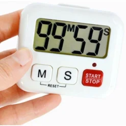 Minuterie Et Chronomètre De Cuisine KT3, Gros Chiffres, Alarme Puissante, Fonction De Mise En Sourdine, Boutons De Réglage Rapide