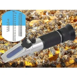 AUIHD Réfractomètre Miel Apiculteur Eau Teneur En Sucre Brix 58-92% Eau 10-33% Outil Portatif -Promos Brico Forte Boutique 81296817 3