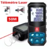 Télémètres Laser 50m, SDLOGAL, Ecart 2mm, 20 Données, Mesure De La Distance, écran LCD, étanche Ip54,Piles Non Incluses