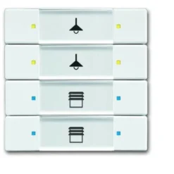 Poussoir 4 Touches Multifonctions Blanc 2CKA006117A0235 ABB 587290