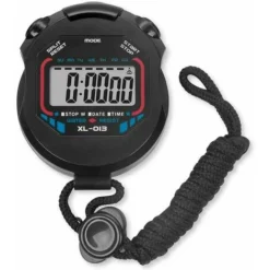 Chronomètre Numérique à Main Sport Multifonctions Course Montre XL-013 Noir Alarme Sport Précision Écran LCD,