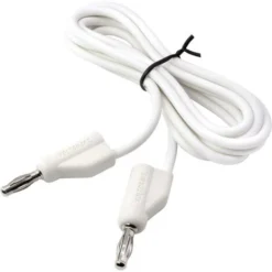 Ultra-flexible Cordon De Mesure [Banane Mâle 4 Mm - Banane Mâle 4 Mm ] 1.50 M Blanc MSB-300 10 A -Promos Brico Forte Boutique 8382691 3