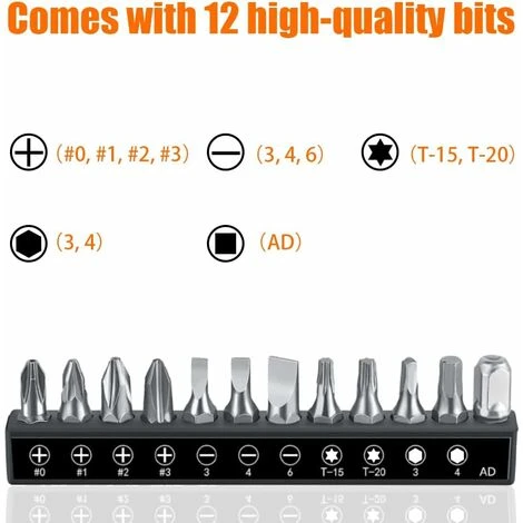 Cliquet Tournevis Set 13 PCS 110 Mm, Mini Clés à Cliquet 1/4 Et Embouts De Tournevis 12 Modèle Avec Entraînement 1/4 Pouce à Couple élevé Mini Tournevis Décalé Réversible à Cliquet 2 Cliquet Tournevis Set 13 PCS 110 Mm, Mini Clés à Cliquet 1/4 Et Embouts De Tournevis 12 Modèle Avec Entraînement 1/4 Pouce à Couple élevé Mini Tournevis Décalé Réversible à Cliquet – Image 2