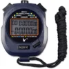 Professionnel Chronomètre Sport Numérique Minuteur, 2 Lignes 10 Mémoire, Compte à Rebours, Alarme, Batterie + Cordon, PC2810