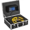 VEVOR Tuyau Camera 20 M, Appareil-photo Deinspection IP68, Boite A Outils Portable, Serpent Moniteur 6 Heures Sur Une Seule Charge Video Industrielle DeInspection Vision De Nuit Support DeEndoscope