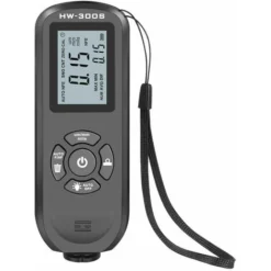 Jauge D'épaisseur De Revêtement De HW-300S Testeur D'épaisseur De Film De Peinture Numérique De Haute Précision Outil De Mesure D'épaisseur D'affichage De Rétroéclairage LCD,Le Noir,écran Horizontal