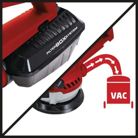 Einhell Ponceuse Excentrique TE-RS 40 E (400 W, Diamètre Du Disque Abrasif:125 Mm, Variateur électronique, Raccord Pour Aspiration Intégré) Livré En Coffret 5 Einhell Ponceuse Excentrique TE-RS 40 E (400 W, Diamètre Du Disque Abrasif:125 Mm, Variateur électronique, Raccord Pour Aspiration Intégré) Livré En Coffret – Image 5