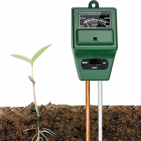 Testeur Ph Terre 3 En 1 Testeur Ph Sol, Soil Tester Kit Testeur Humidité Plantes PH Terre Metre Sol Pour Fleurs/Herbe/Plante/Jardin/Ferme/pelouse 1 Testeur Ph Terre 3 En 1 Testeur Ph Sol, Soil Tester Kit Testeur Humidité Plantes PH Terre Metre Sol Pour Fleurs/Herbe/Plante/Jardin/Ferme/pelouse