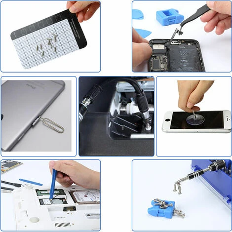 Kit D'outils De Tournevis Portable 142 En 1, Tournevis De Réparation électronique, Outil De Réparation D'instruments De Précision, Tournevis, Convient à Toutes Sortes D'équipements électroniques Macar 3 Kit D'outils De Tournevis Portable 142 En 1, Tournevis De Réparation électronique, Outil De Réparation D'instruments De Précision, Tournevis, Convient à Toutes Sortes D'équipements électroniques Macar – Image 3