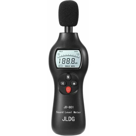 Sonomètre,30-130dB Sonomètre Numérique Avec Fonction De Maintien Des Données/ Max/Min/Temps Réel,Professionnel Compteur Décibel Haute Précision 1 Sonomètre,30-130dB Sonomètre Numérique Avec Fonction De Maintien Des Données/ Max/Min/Temps Réel,Professionnel Compteur Décibel Haute Précision