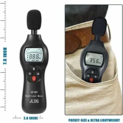 Sonomètre,30-130dB Sonomètre Numérique Avec Fonction De Maintien Des Données/ Max/Min/Temps Réel,Professionnel Compteur Décibel Haute Précision 7 Sonomètre,30-130dB Sonomètre Numérique Avec Fonction De Maintien Des Données/ Max/Min/Temps Réel,Professionnel Compteur Décibel Haute Précision -Promos Brico Forte Boutique 85786540 3