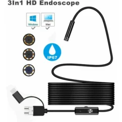 3in1 Android USB Type-C Endoscope Inspection 7mm Cam��ra 6 LED HD ��tanche 8 3in1 Android USB Type-C Endoscope Inspection 7mm Cam��ra 6 LED HD ��tanche -Promos Brico Forte Boutique 85794858 4
