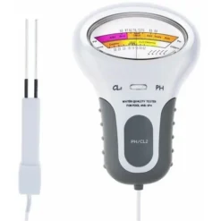 Testeur Ph Et Chlore Testeur De Qualité De L'eau 2 En 1 Pour Piscine Pour Piscine Spa, Aquarium, Piscine Testeur PH Mètre Électronique Compteur De Chlore Portable PH Mètre De Haute Précision,