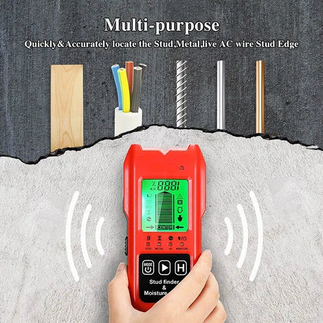 MSBD Détecteur Numérique De Construction 7 En 1,Électrique Detecteur De Metal Cable électrique,DétecteuMatériaux Mur Pour Bois Métal Détection 5 MSBD Détecteur Numérique De Construction 7 En 1,Électrique Detecteur De Metal Cable électrique,DétecteuMatériaux Mur Pour Bois Métal Détection – Image 5