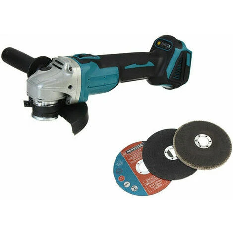 Meuleuse D'angle Sans Fil 125mm 18V Pour Makita Batterie + Accessoires (Machine Seule) 1 Meuleuse D'angle Sans Fil 125mm 18V Pour Makita Batterie + Accessoires (Machine Seule)