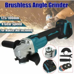 Meuleuse D'angle Sans Fil 125mm 18V Pour Makita Batterie + Accessoires (Machine Seule) 9 Meuleuse D'angle Sans Fil 125mm 18V Pour Makita Batterie + Accessoires (Machine Seule) -Promos Brico Forte Boutique 87154994 5
