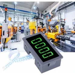 DC 8-24V 40mA 0-9999RPM 4 Digital LED Tachymètre Tachymètre Compteur De Vitesse + Capteur De Proximité à Détecteur De Capteur NPN Vert Pour La Mesure De La Vitesse De Rotation(Vert) -Promos Brico Forte Boutique 87488817 4