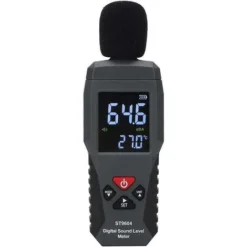 Sonomètre Enregistreur De Niveau Sonore Testeur De Bruit Sonomètre Audio Numérique, Plage De Mesure 30-130db