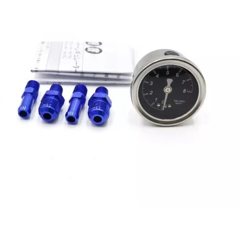 Régulateur De Pression De Carburant Réglable Du Manomètre De Carburant Automobile Haute Performance Or 2 Régulateur De Pression De Carburant Réglable Du Manomètre De Carburant Automobile Haute Performance Or – Image 2