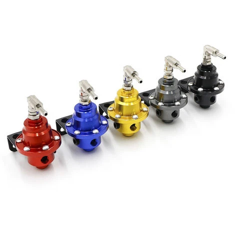 Régulateur De Pression De Carburant Réglable Du Manomètre De Carburant Automobile Haute Performance Or 4 Régulateur De Pression De Carburant Réglable Du Manomètre De Carburant Automobile Haute Performance Or – Image 4