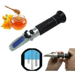 Réfractomètre Miel Apiculteur Eau Teneur En Sucre Brix 58-92% Eau 10-33% Outil Portatif